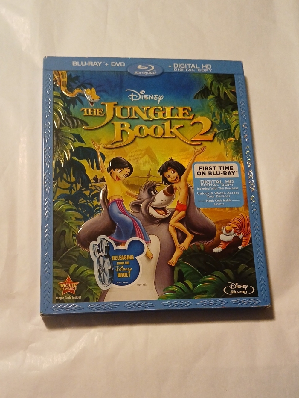 🍊3/$15🍊 Disney The Jungle Book 2 Blu-ray/DVD Combo